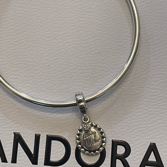 Authentic Pandora Loving Mother double dangle charm - Picture 8 of 8